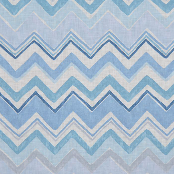 Tissu à chevrons boutique Allure, Bleu Lulworth