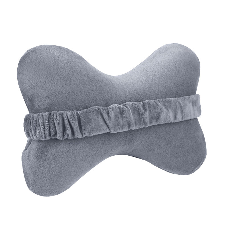 Coussin décoratif avec traversin de voiture, Gris