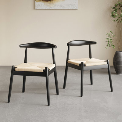 Chaises de salle à manger en tissage