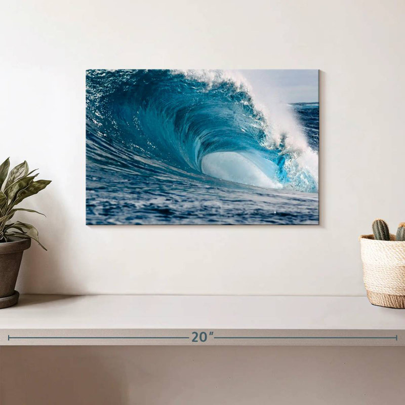 Gillard Powerful Blue Wave, 8" H x 12" W