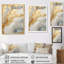 «Beige and Gold Glacier Stone Art», reproduction sur toile-1915488518-1915488505