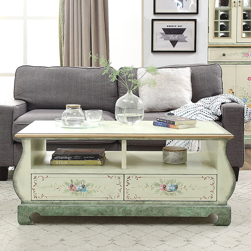 Table basse de style champêtre américain