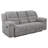 Rodden Chenille Upholstered Reclining Sofa Gray