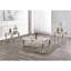Table basse, pieds incurvés traditionnels avec structure en bois massif au fini champagne-710711131-710711129