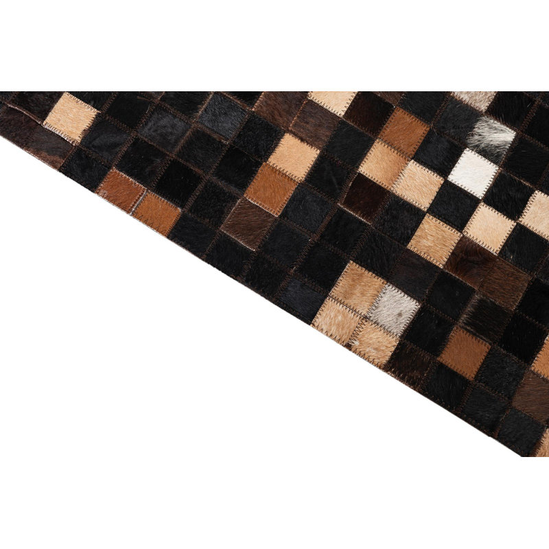 Tapis brun chocolat Jed