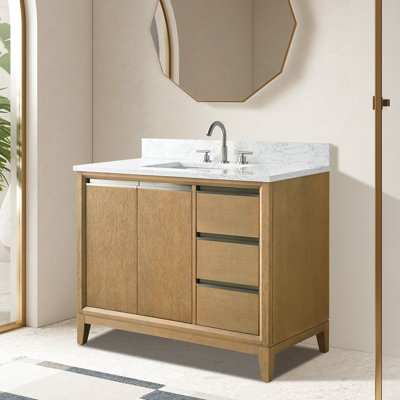 Meuble-lavabo simple 42 po avec comptoir