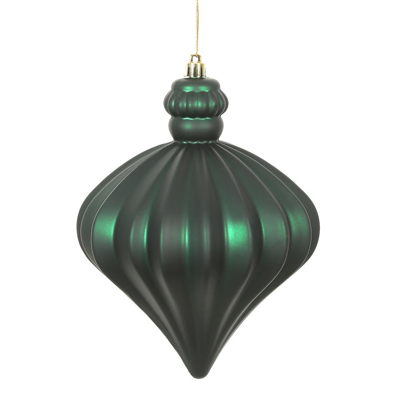 Ornement de Noël oignon 6 po, Vert minuit