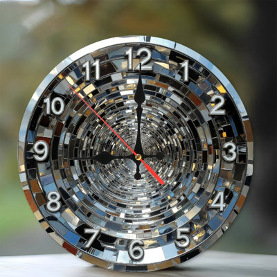 Colorful Mosaic Clock
