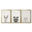 Tasse d'animaux I - Toile tendue avec châssis sur mesure - 3 pièces-1061303680-1061303692