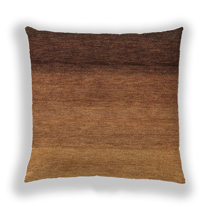 Coussin décoratif abstrait 4289, Brun