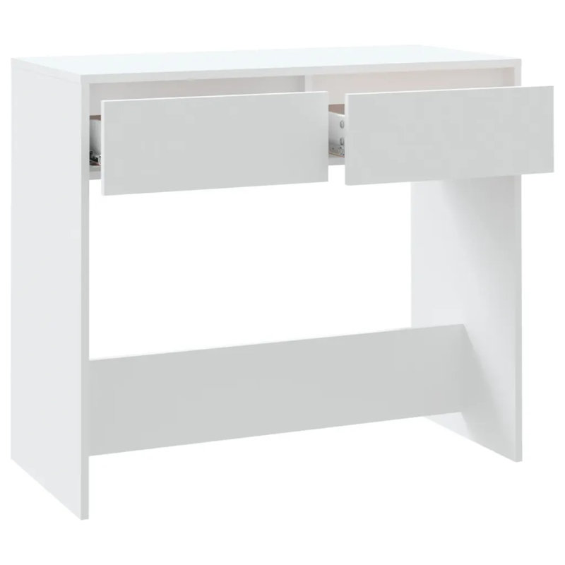 Isaish Console Table, White, 76.5cm H x 89cm W x 41cm D