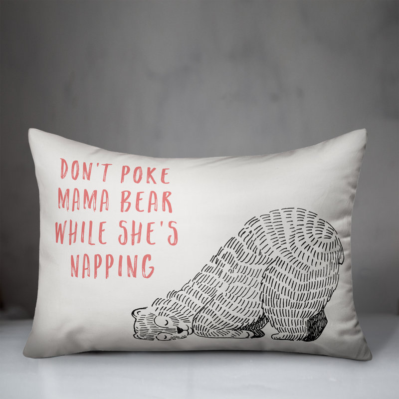  Coussin «Don't Poke the Bear», Polyester / Bourre en polyester