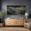 "Dreamy Night Mountain Clouds Fantasy Landscape", très grandes photos, impression sur toile encadrée-125011747-125011745