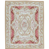 Aubusson Renaissance Wool Oriental Area Rug