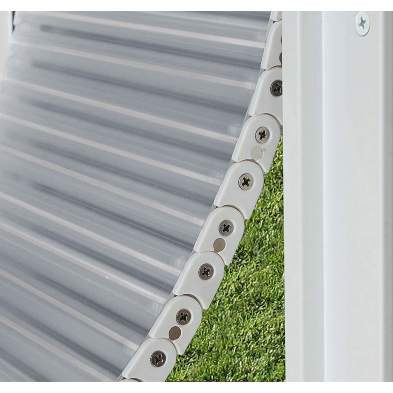 Small Aluminum Frame Pet Door with Magnetic Lock