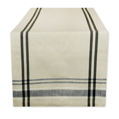 Shelton Striped 100% Cotton Table Runner