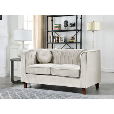 Burley 55'' Velvet Loveseat