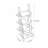 Acrylic Transparent Ladder Bookcase-1981864763