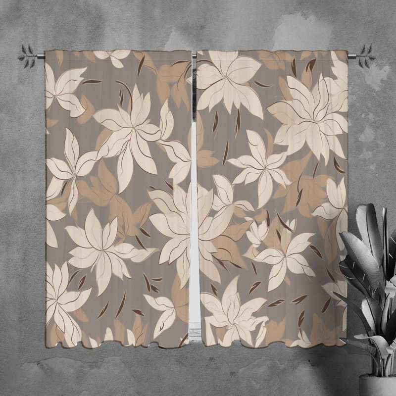 Regelinde Room Darkening Curtain Pair, 40'' W x 82'' L