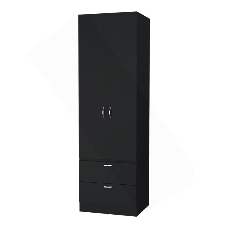 Armoire 2 tiroirs Wenge, Wengé