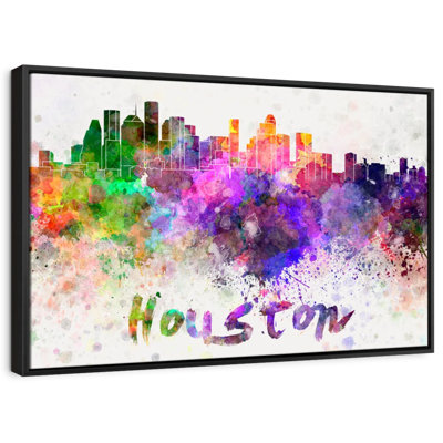 " Houston Skyline Colors "