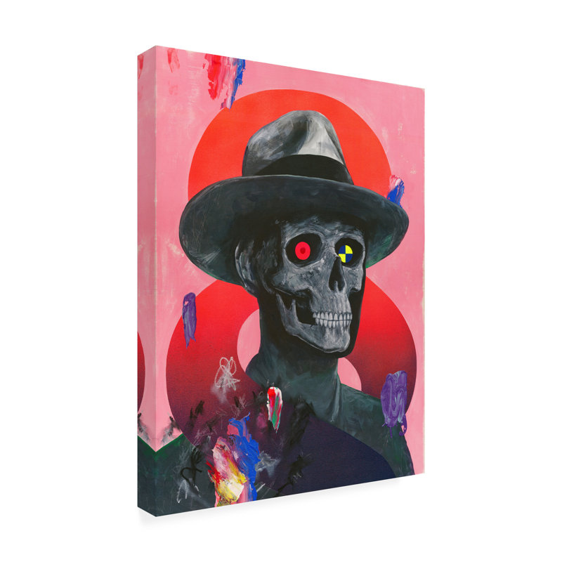 Art sur toile, "Famous quand mort", H 19 po x l 14 po
