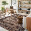 Tapis rétro lavable à la machine - Tapis doux avec envers antidérapant pour le salon, la chambre à coucher, le bureau, rouge-127152938