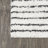 Collingsworth Abstract Stripe Geometric Shag White/Gray Rug-406589244