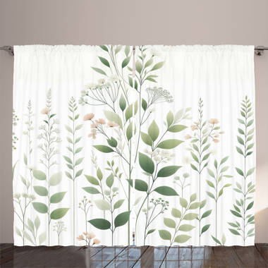 Polyester Room Darkening Curtain Pair