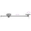 Vidaxl Pull Rod Hinge Silver Metal Hardware Door Gate Cabinet Accessories Home-125152614
