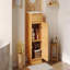 Meuble-lavabo de 20 po avec lavabo en céramique, ensemble de meuble-lavabo simple autoportant avec porte à fermeture douce, tablette réglable, style maison de campagne