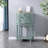 Half-Moon Cabinet with Hand-Painted Accents