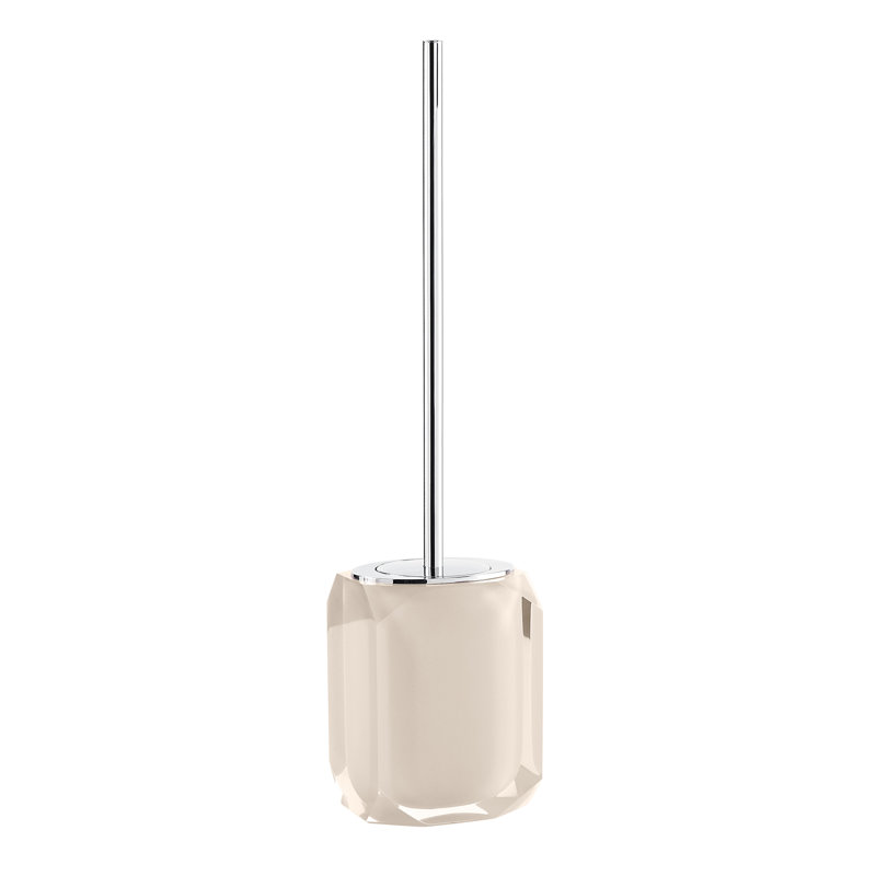 Chanelle Toilet Brush - White, Light Turtledove