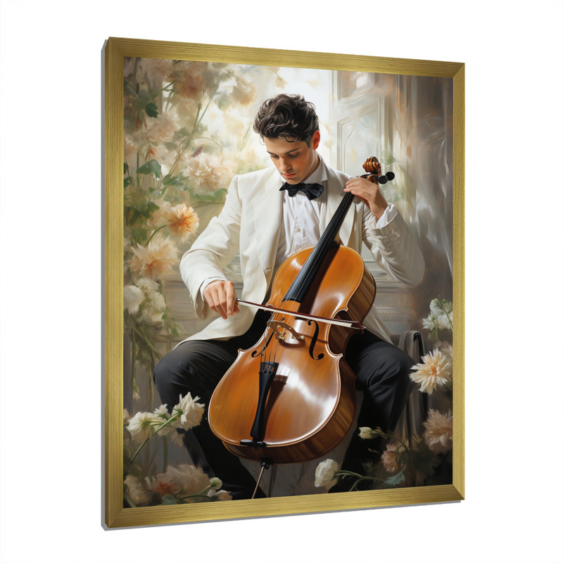 Yoshiki Music Sonata classique délicat, H 32 po x l 24 po x P 1 po, Encadrement doré