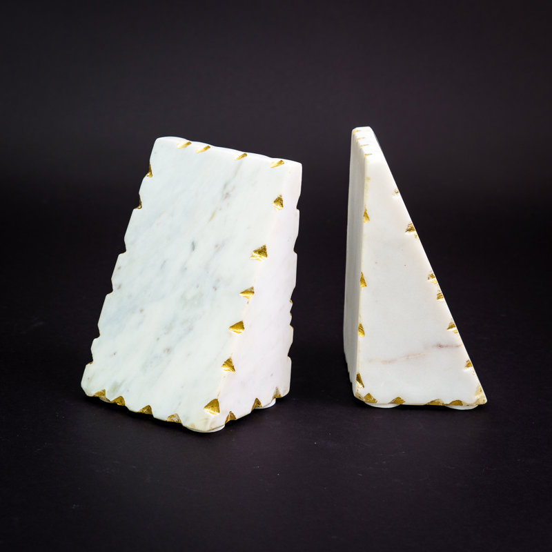 Marble Bookends