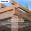 13 Ft. W x 11 Ft. D Aluminum Pergola