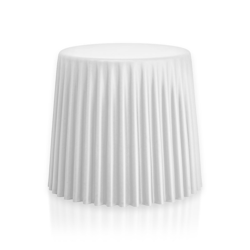 Tabouret de rangement scandinave rond transitionnel empilable, repose-pieds intérieur et extérieur en plastique, chaise d'appoint rayée pour salle à manger, cuisine, chambre à coucher, patio, bureau et hôtel
