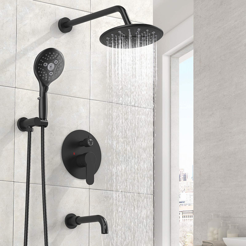 9inch Shower Faucet Set With Tub Spout