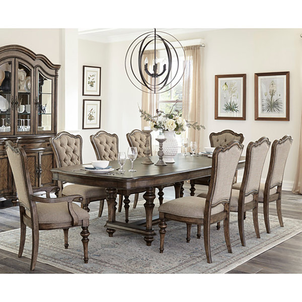 AndrewHomeStudio Siddalls 9-pcs Dining Table Set | Wayfair