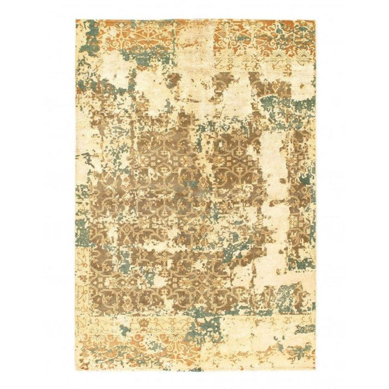Abstract Area Rug in Green