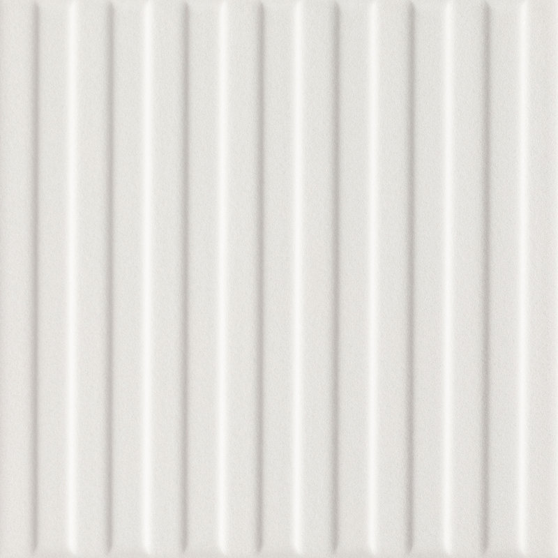 Form Line 6" X 6" Ceramic Wall Tile, Off White
