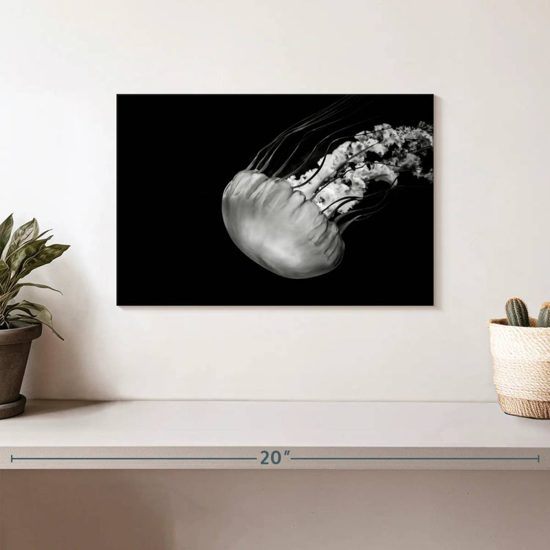 Brampt Underwater Jellyfish, 8" H x 12" W