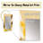 Mustard Yellow Retro I - Liquid Ink Large Mirror, Yellow Decorative Wall Mirror, Printed Metal Art-1039724286