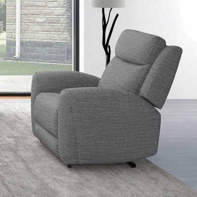 Fauteuil inclinable manuel de style contemporain avec accoudoirs en mousse haute densité