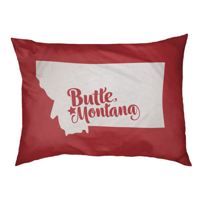 Coussin stylisé montana Butte
