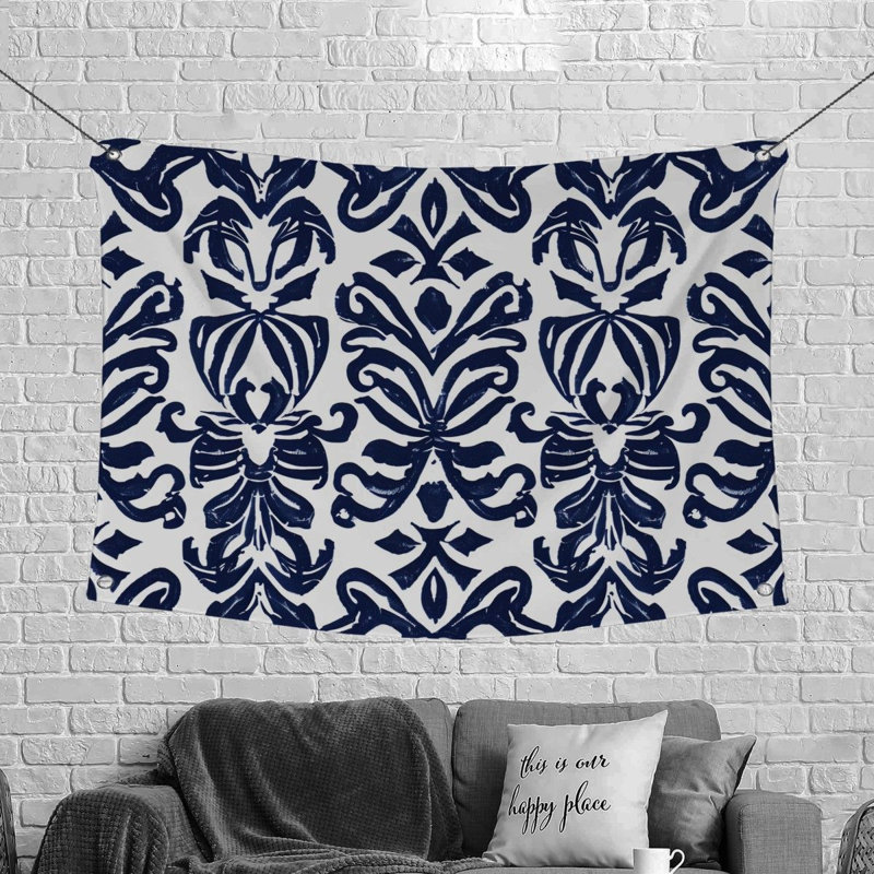 Plain Weave Muslin Microfiber Fabric Tapestry, 68" H x 80" W