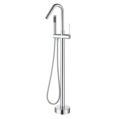 Floor Tub Filler with Diverter