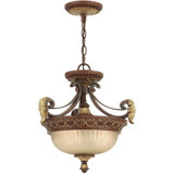 Alvontae 2 - Light Verona Bronze Bowl Pendant