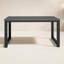 Table d'appoint d'extérieur en métal Townsend l 23,6 po x P 35,4 po Townsend-1997629932