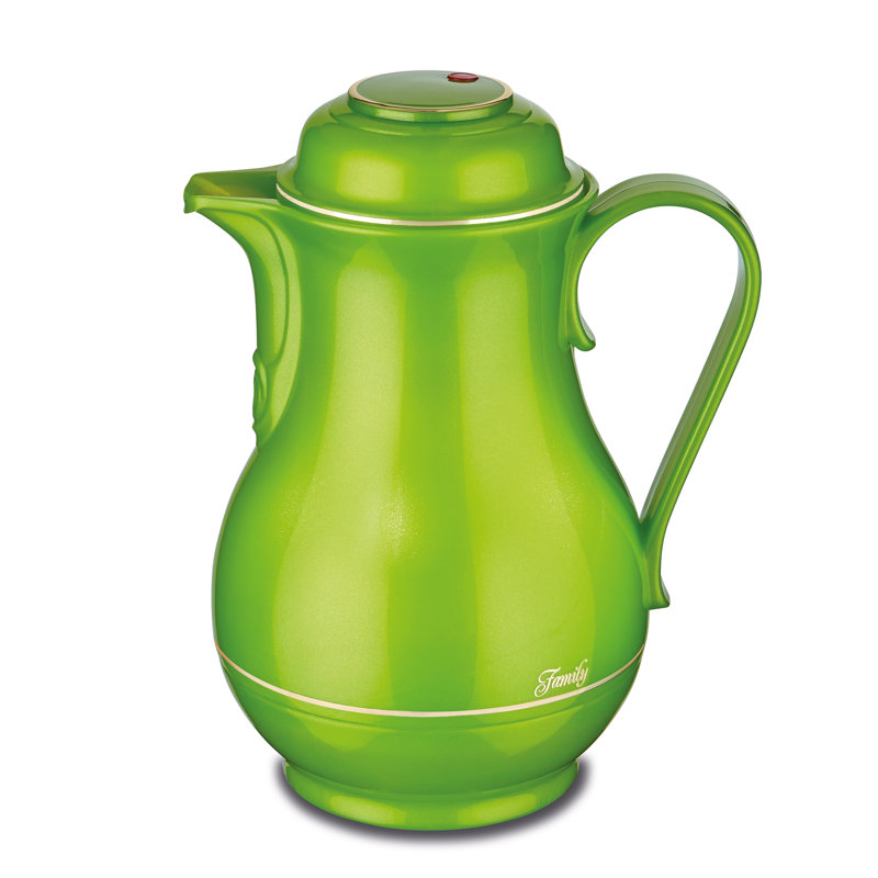 830 Shiny Aquamarin Coffee Carafe, Shiny Pear, 25.5 cm H x 19.9 cm W x 15.6 cm D